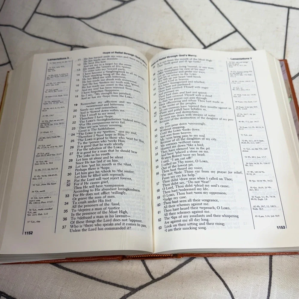 Creation House New American Standard Bible Reference Edition Brown 1973 NASB